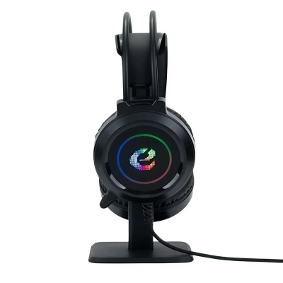 Tai nghe Gaming ARIGATO 7.1 USB + Có MIC + Led RGB (Black and Pink)
