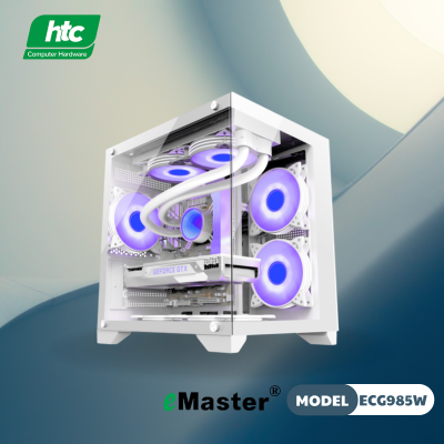 CASE GAMING EMASTER ECG985W (Trắng)